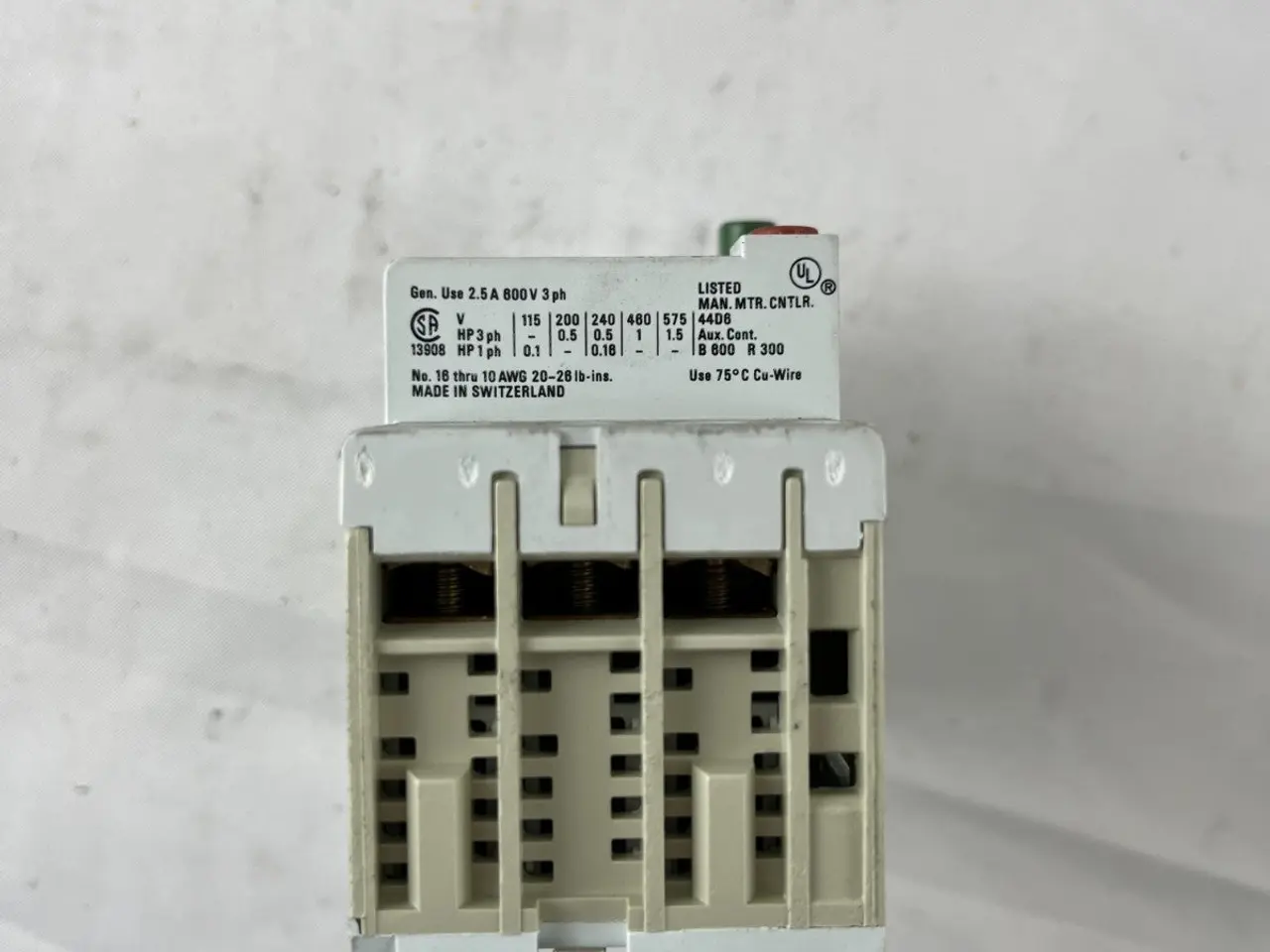 Billede 4 - Allen‑Bradley 140-MN-0100 Manual Motor Starter