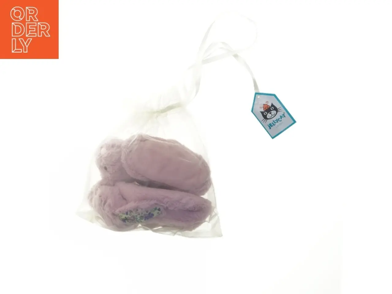 Billede 3 - Bløde kaninformede sutsko fra Jellycat (str. 11 cm)