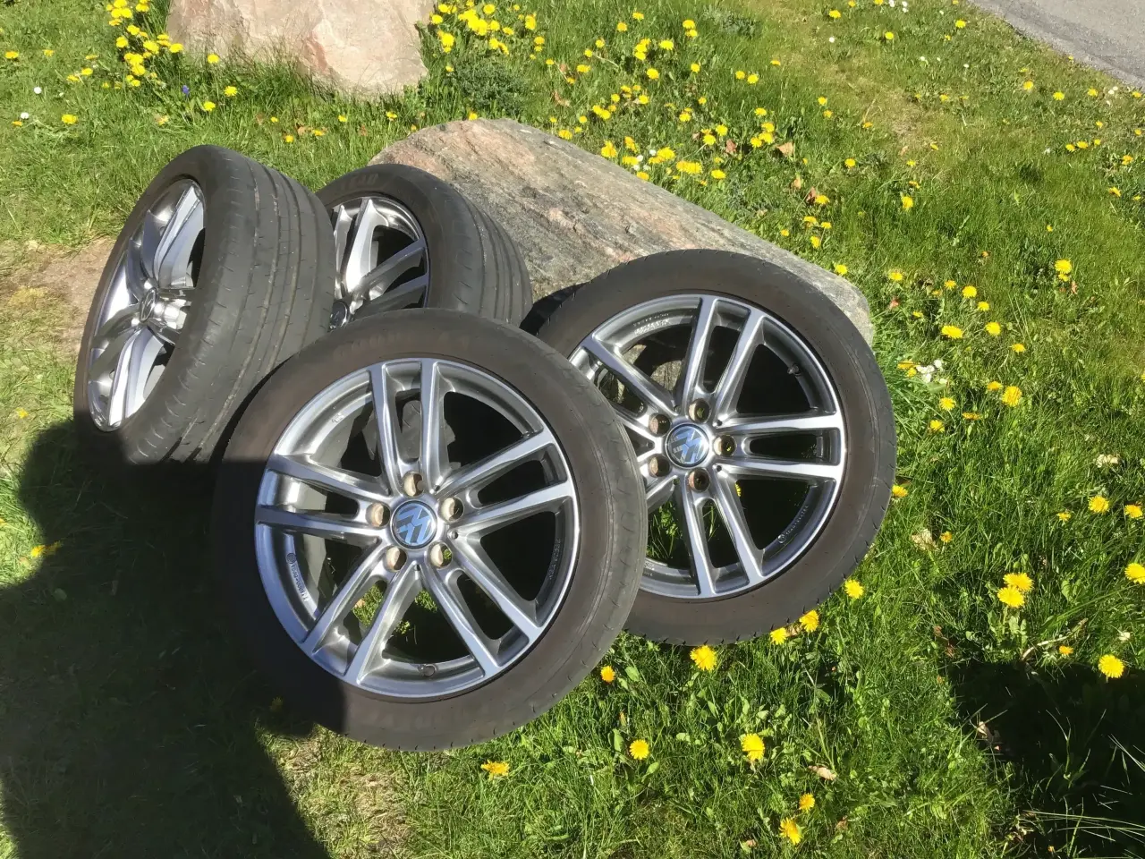 Billede 1 - Alu fælge med goodyear til VW Golf,Seat 17” 225/45