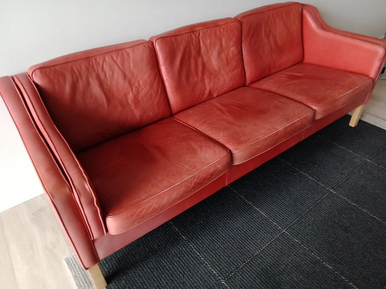 Billede 1 - Mogens Hansen tre personer sofa - øreklapstol