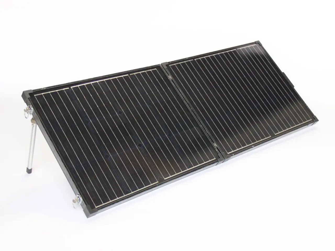 Billede 1 - 140 W transportabel solcellekuffert – sort