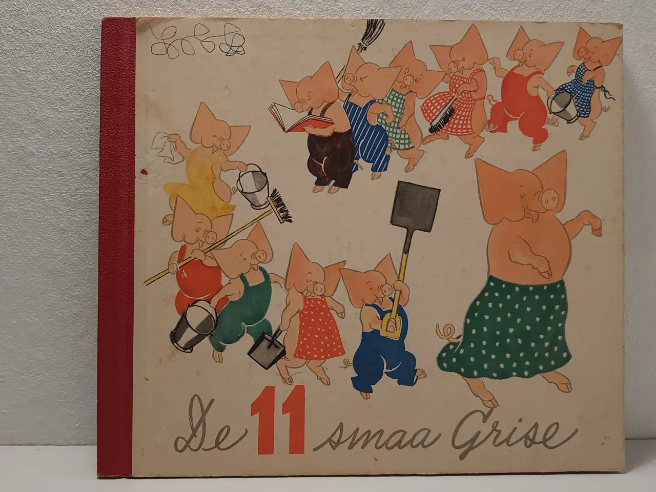 Billede 1 - J. Bitsch: De 11 smaa Grise. ill. Wangensten.1946