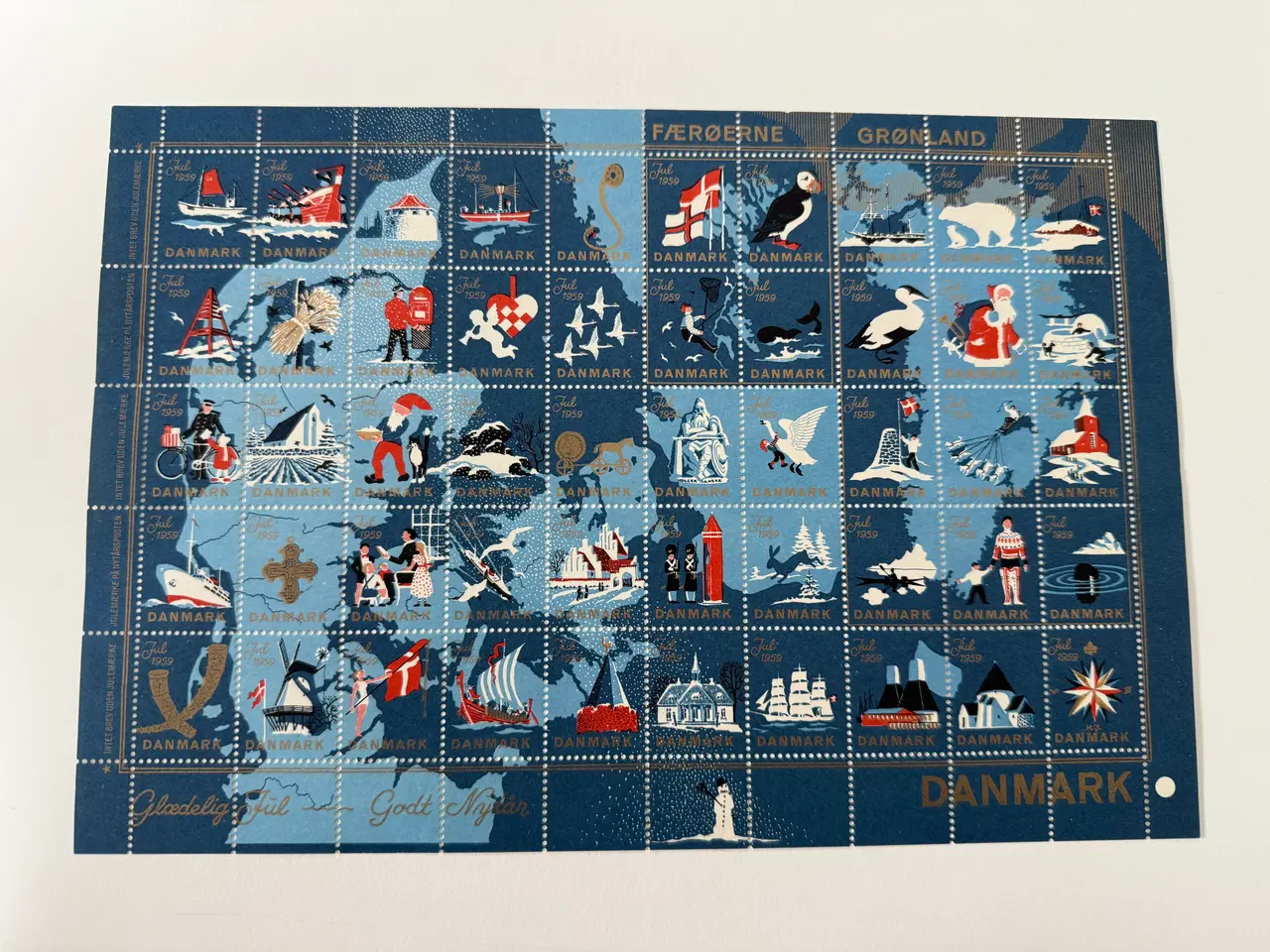 Billede 9 - Julemærkeark 1952-1959