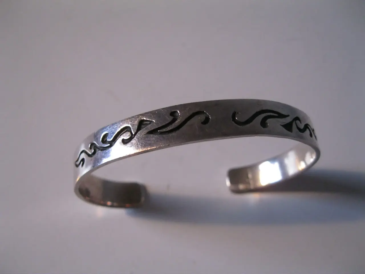 Billede 2 - Armring massivt sterling sølv