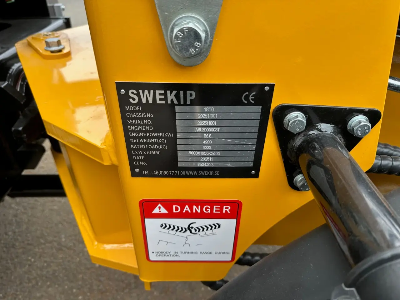 Billede 5 - Gummiged Swekip 1850 Euro V