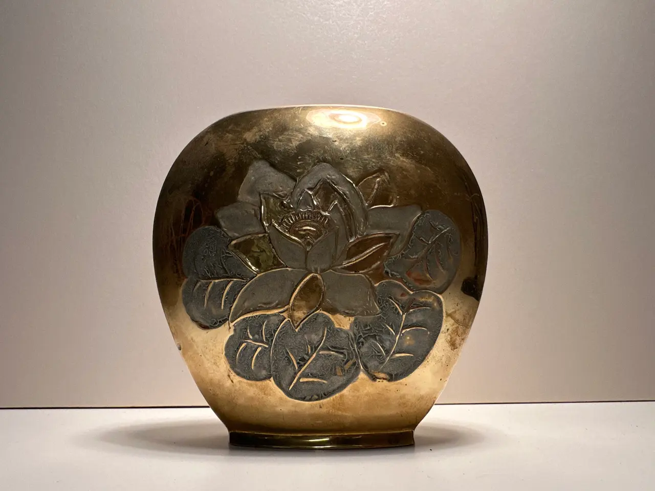 Billede 1 - Vintage messing vase