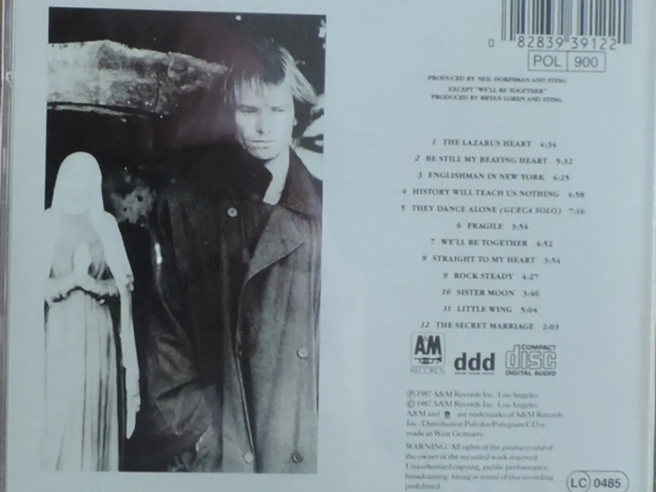 Billede 2 - Sting – ...Nothing Like The Sun – CD