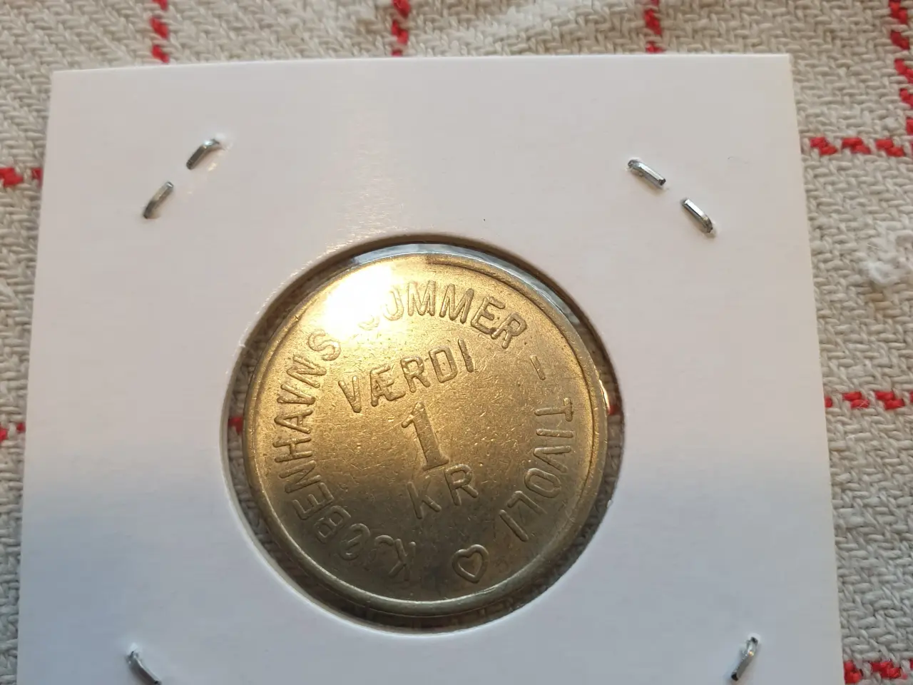 Billede 1 - Kjøbenhavns Sommer Tivoli 1 Krone