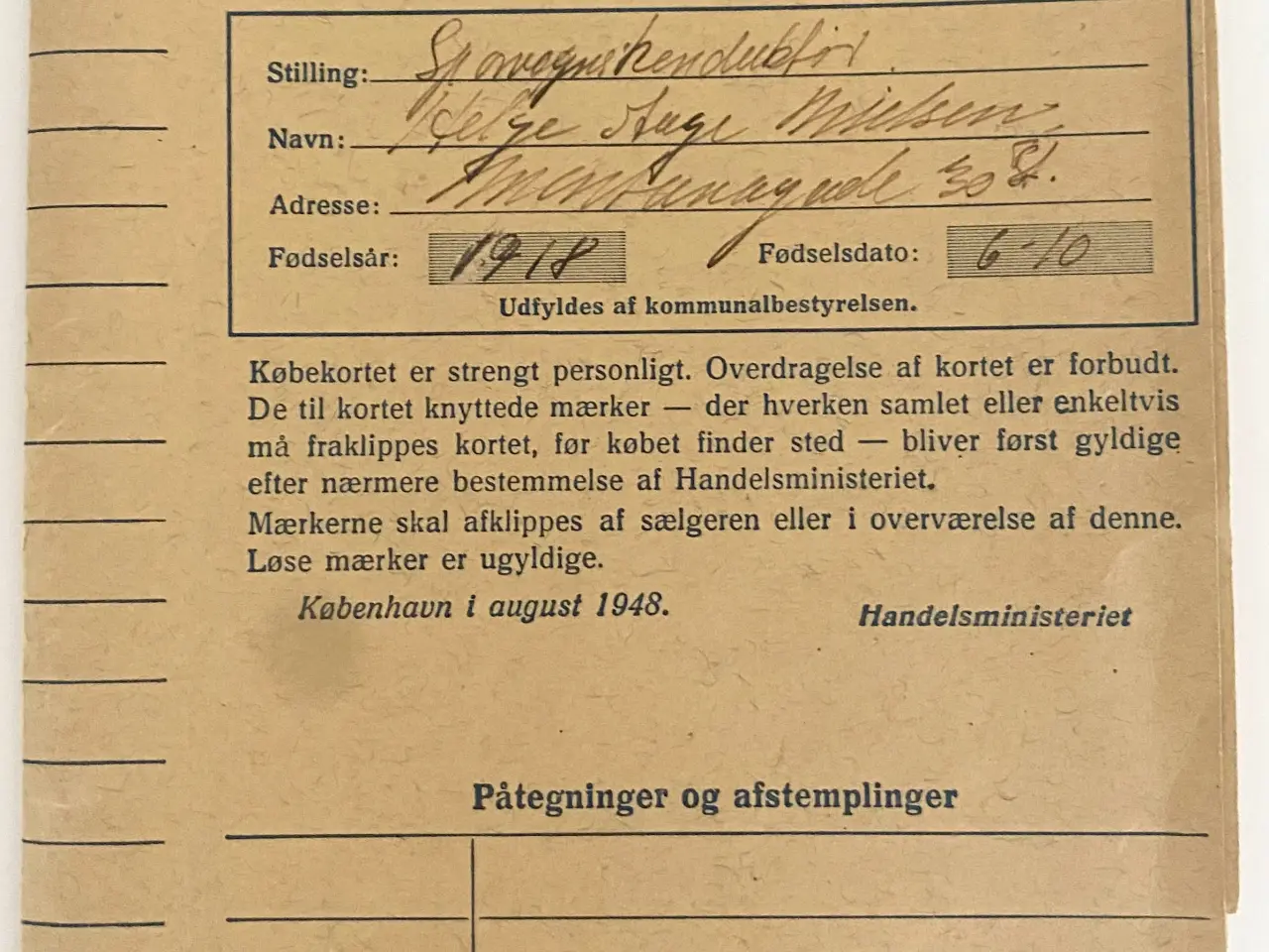 Billede 3 - Købekort Kvinder, Mænd & Piger