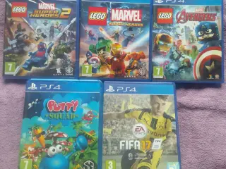 6 stk. Ps4 spil