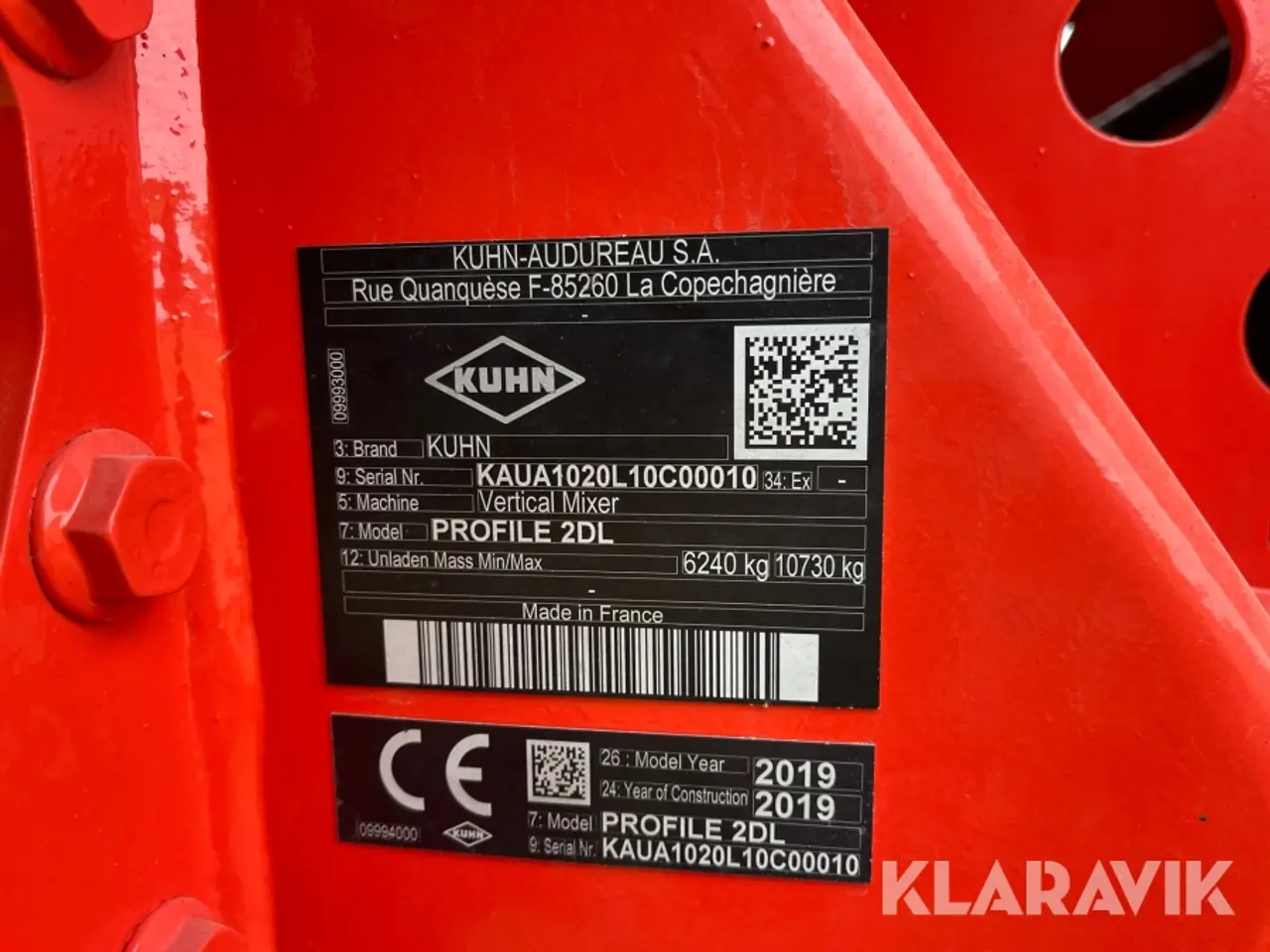 Billede 5 - Fuldfodervogn Kuhn Profile 30,2