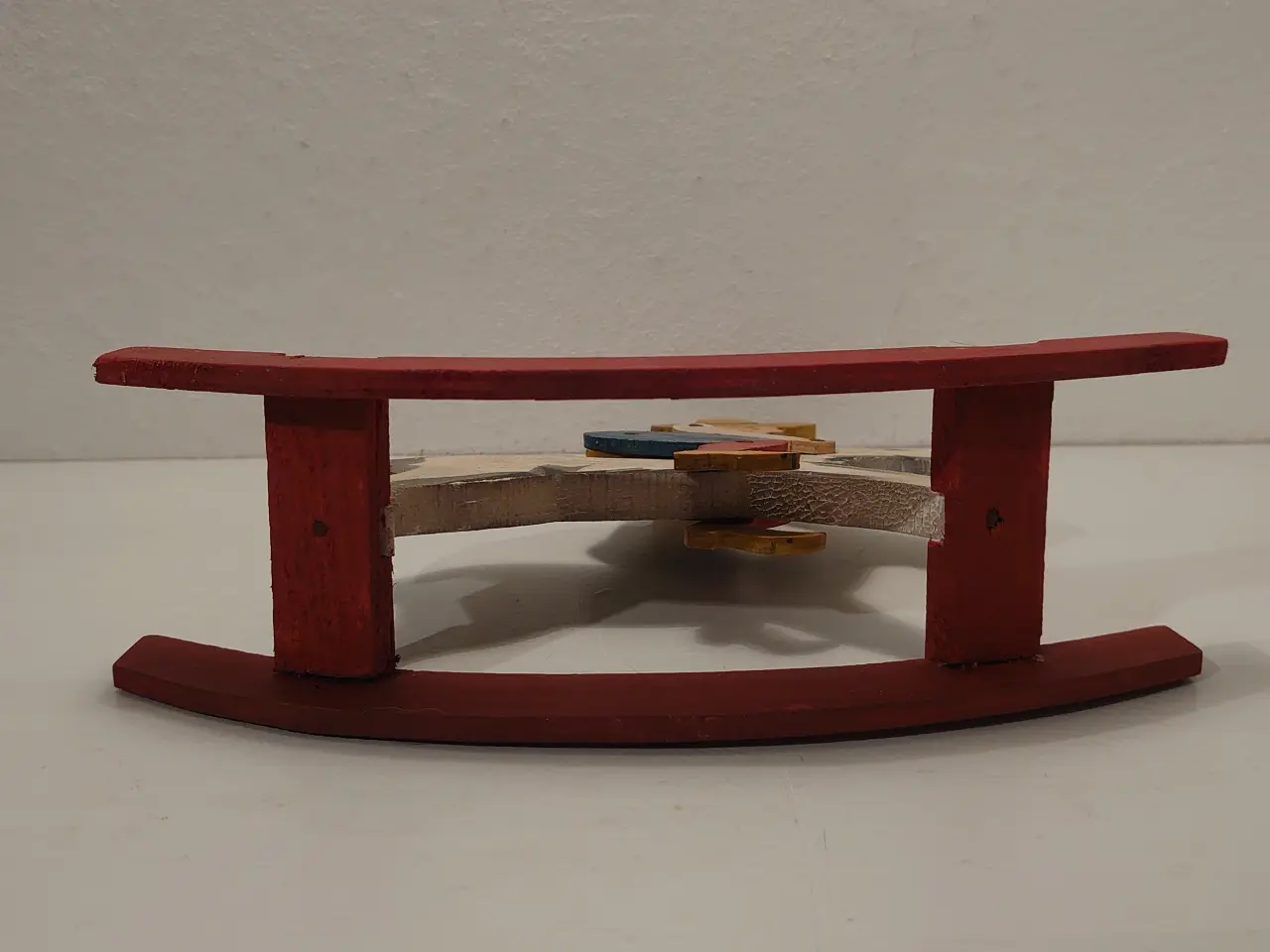 Billede 4 - Gammel Klods Hans gyngehest i træ. L.23cm. Ca.1950