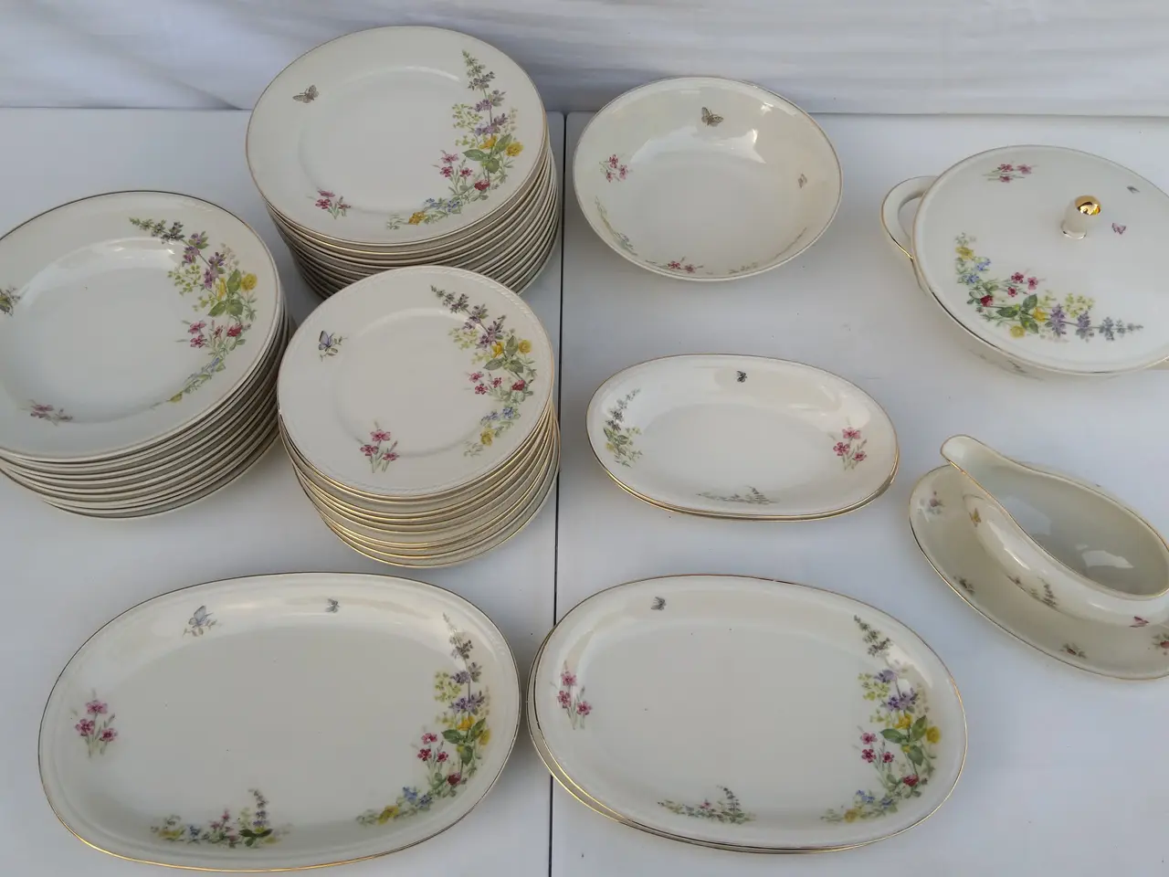 Billede 1 - Porcelæns Stel 45 dele