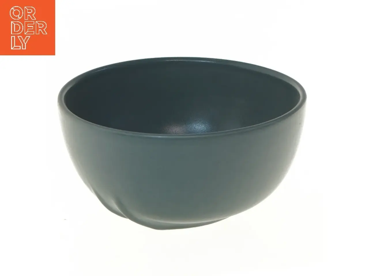 Billede 1 - Mørkegrøn keramikskål Ø15 cm (str. Ø 15 cm)