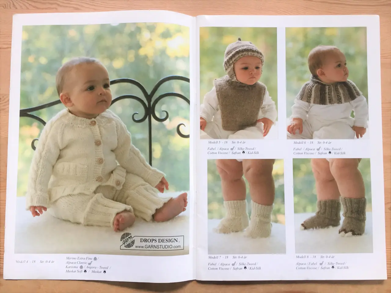Billede 3 - Opskrifter, Drops babystrik str. 0 - 4 år