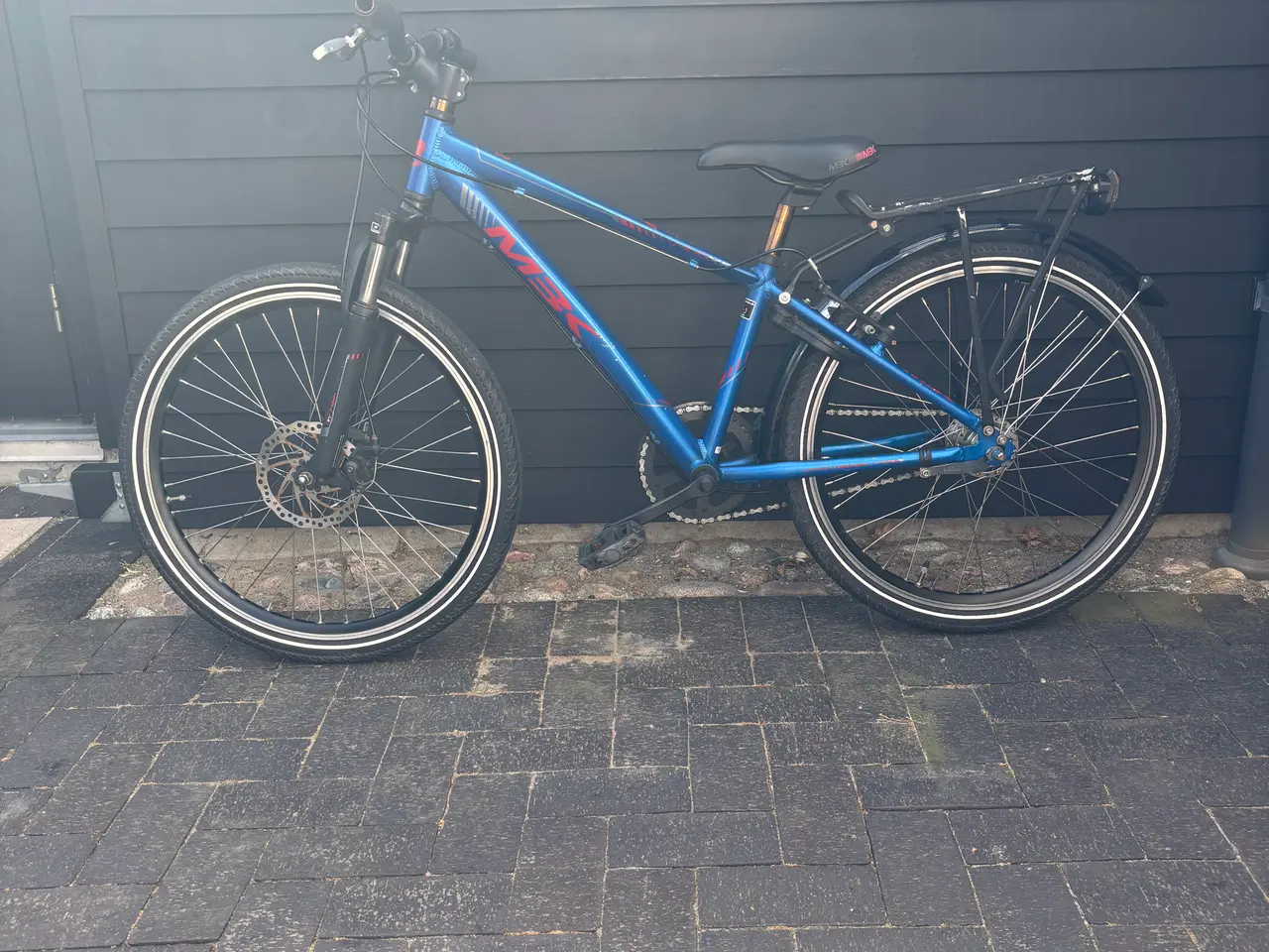 Billede 2 - Børnecykel 24” blå - MBK Mud XP