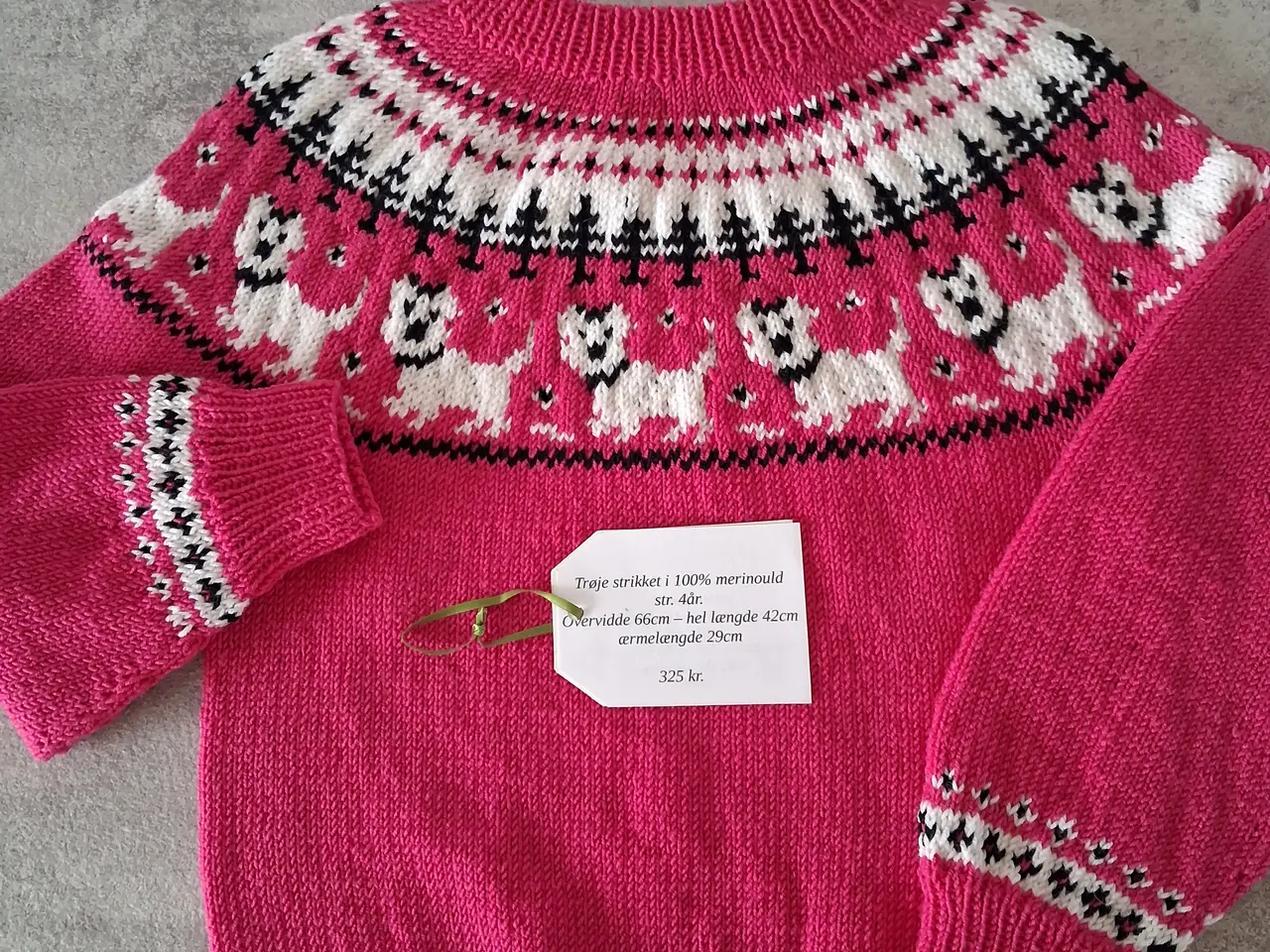 Billede 3 - Håndstrikket