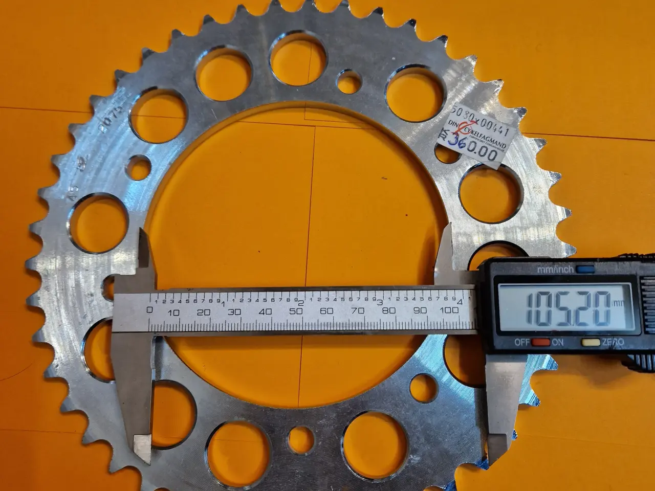 Billede 1 - Tandhjul  yamaha dt 50 45 tands