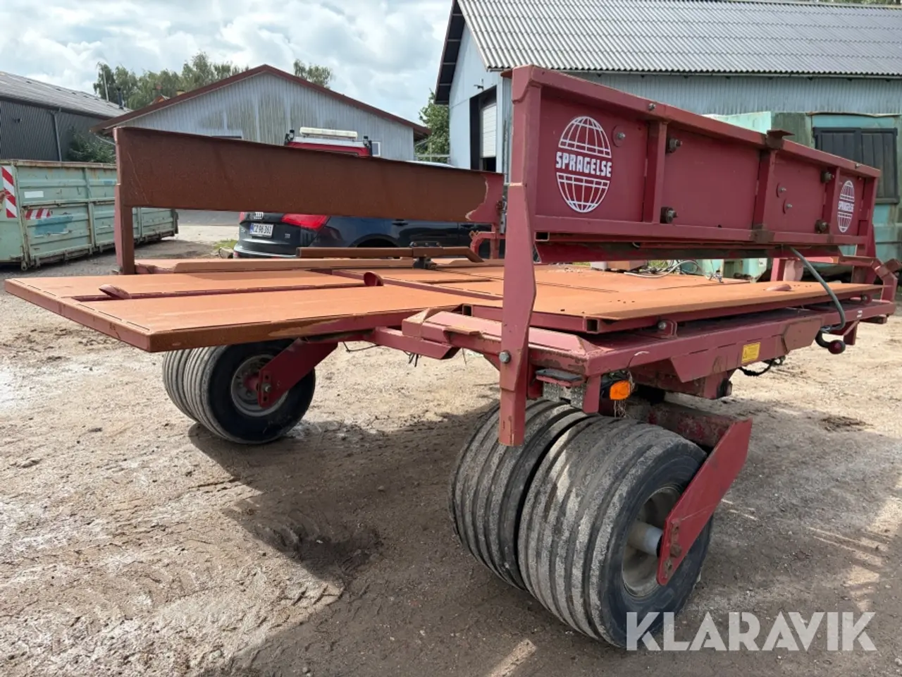 Billede 5 - Ballevogn Spragelse S25 med hydrauliske sider og vægt