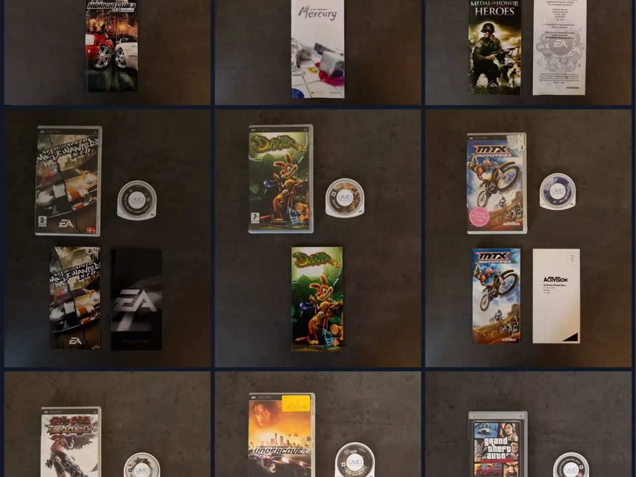 Billede 9 - PSP-1000 + 9 spil (GTA, Tekken, NFS)