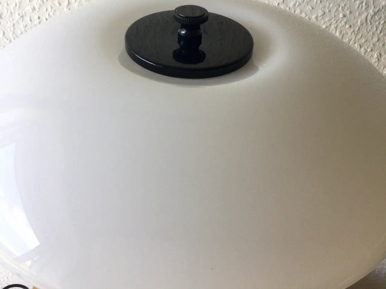 Billede 5 - Bordlampe med hvid glasskærm