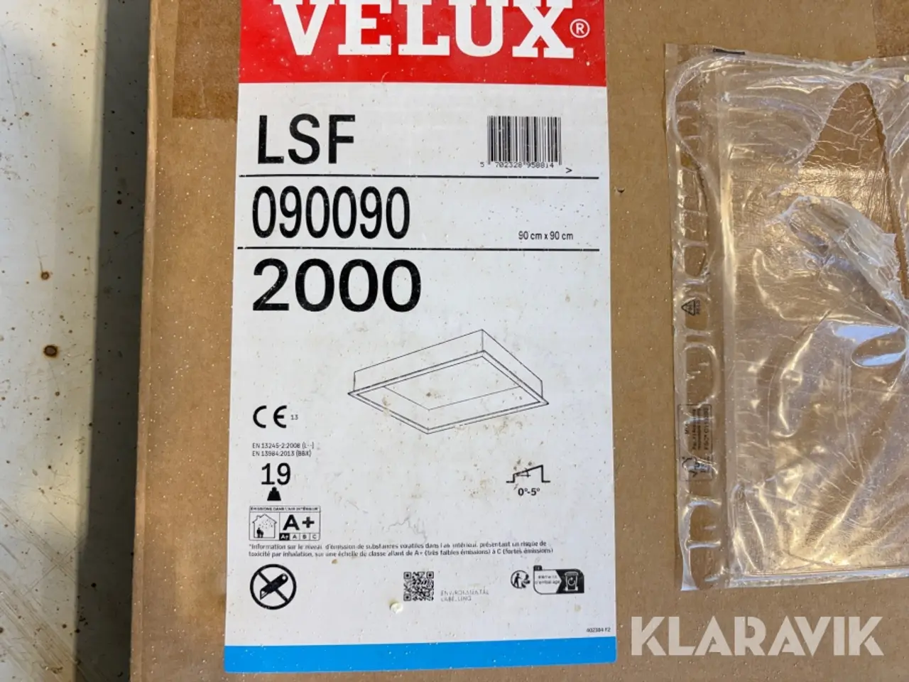 Billede 2 - Lysningspanel Velux LSF 090090 2000