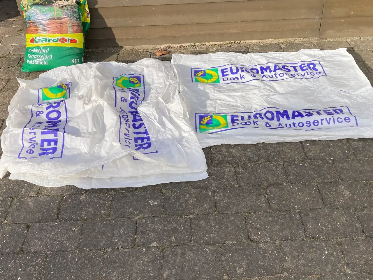 Billede 2 - 4 stk Euromaster plastik dæksække