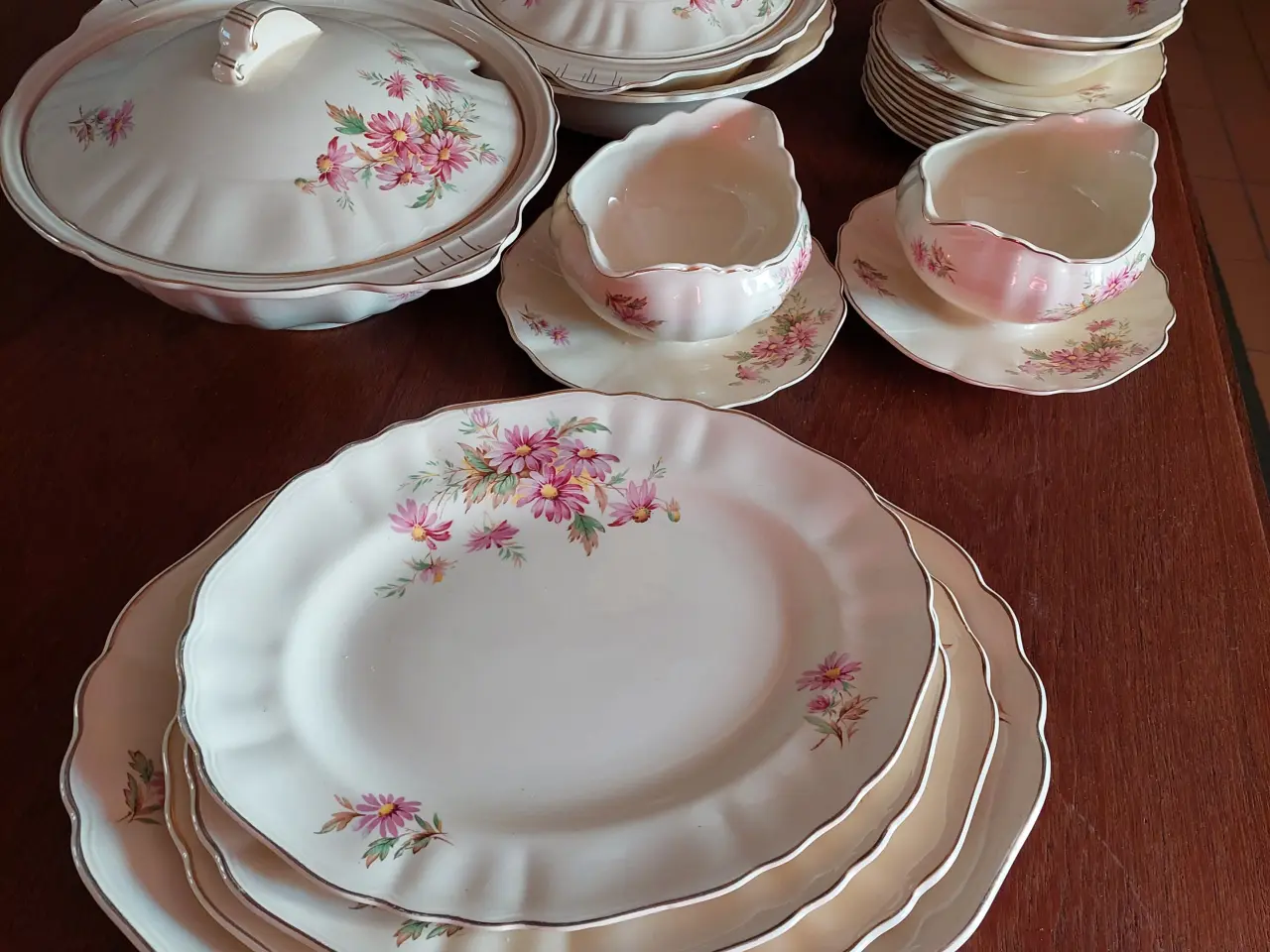 Billede 5 - vintage - sunshine - engelsk fajance stel