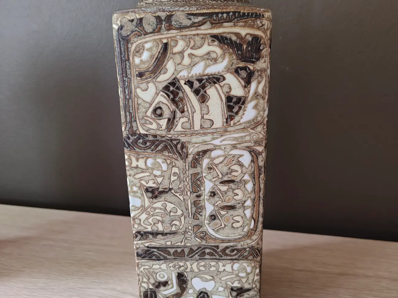 Billede 2 - Stor Royal Copenhagen Baca fajancevase