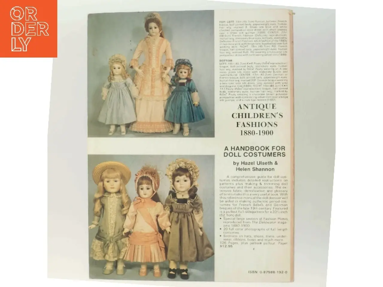 Billede 3 - Antique Children's Fashions 1880-1900 af Hazel Ulseth (Bog)