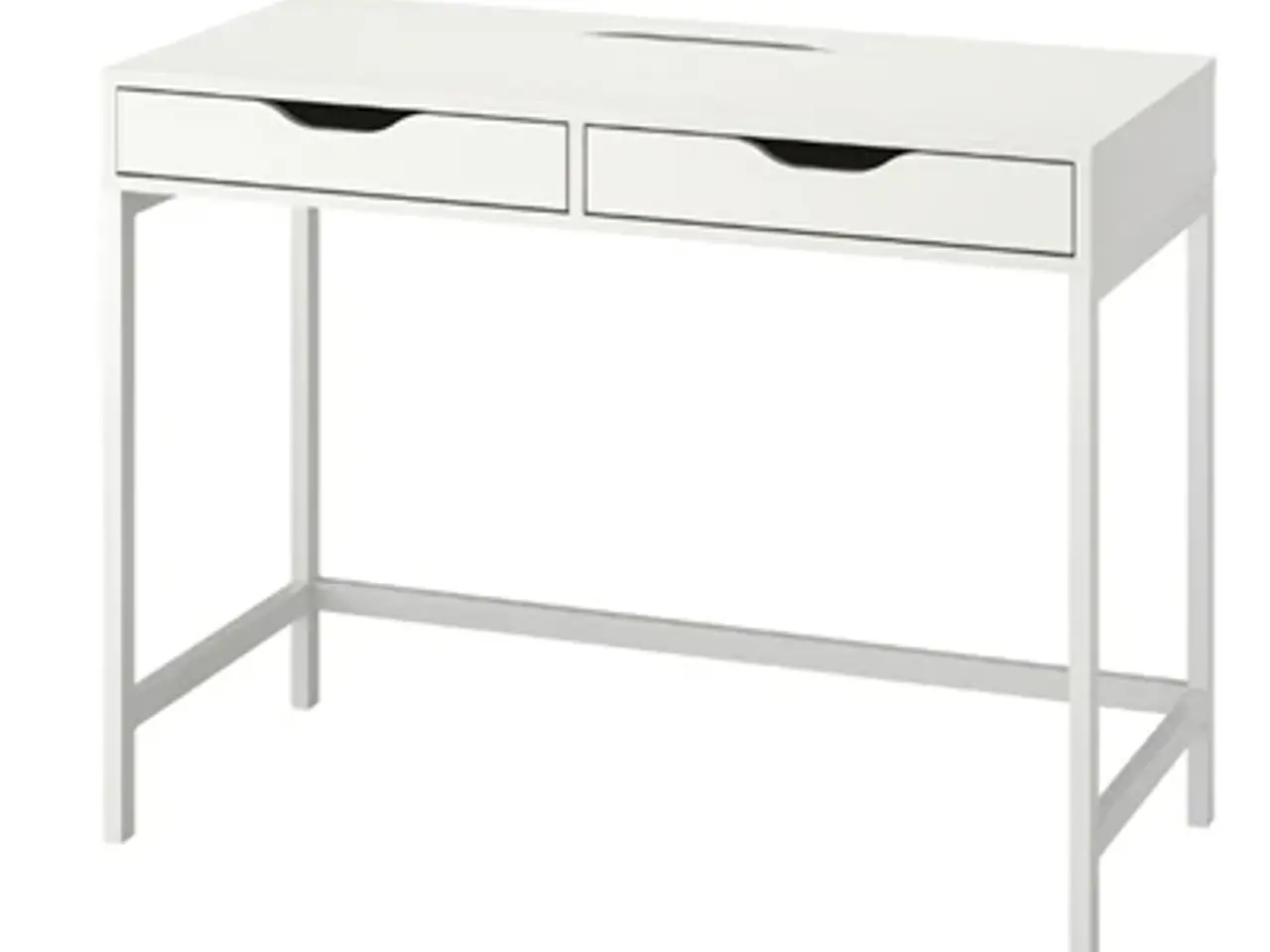 Billede 1 - Skrivebord med kabelbakke + 2 store skuffer