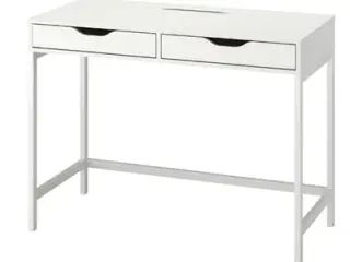 Skrivebord med kabelbakke + 2 store skuffer