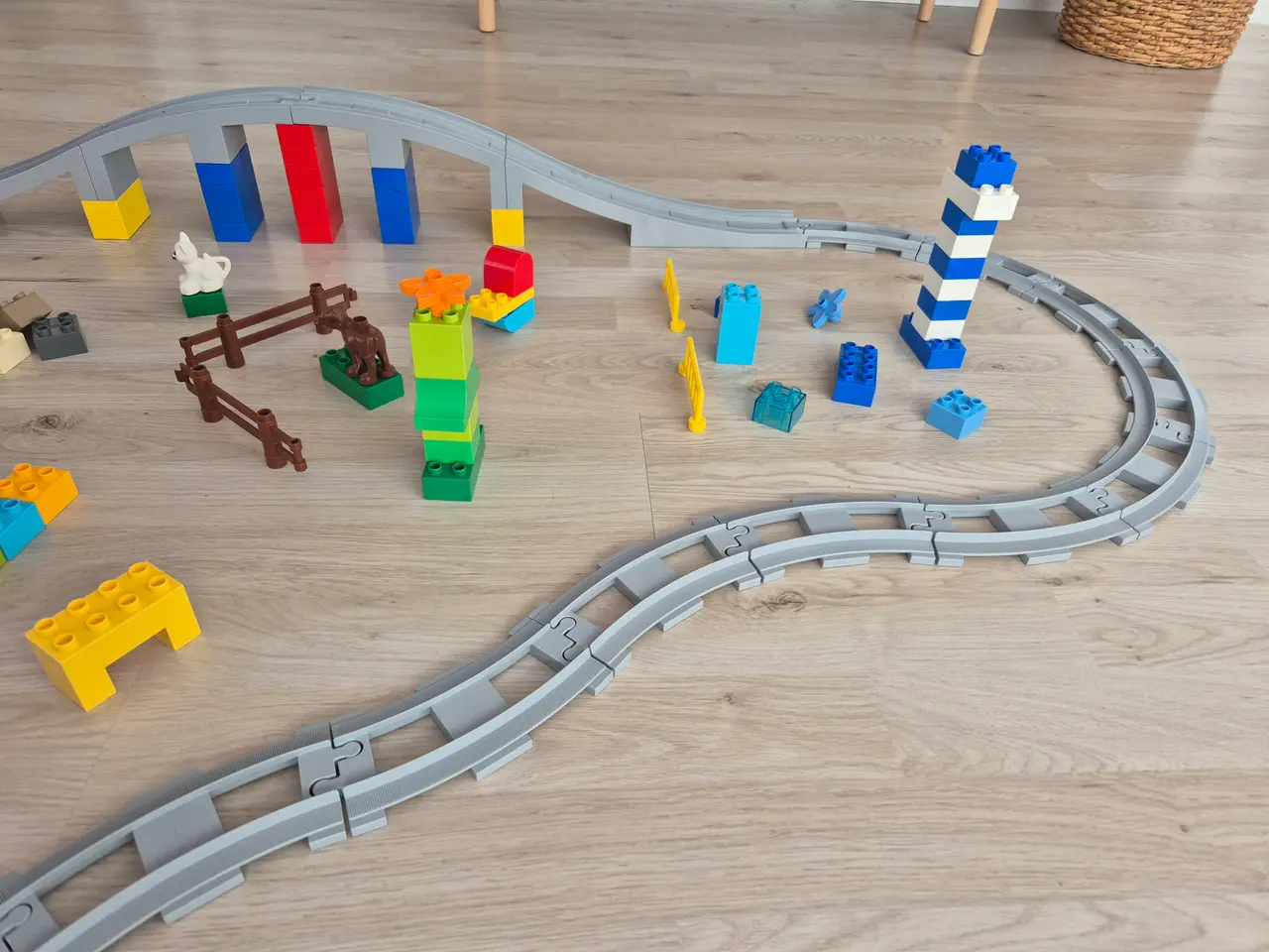 Billede 3 - Duplo Smart Elektrisk Togbane, Damptog, APP Funkti