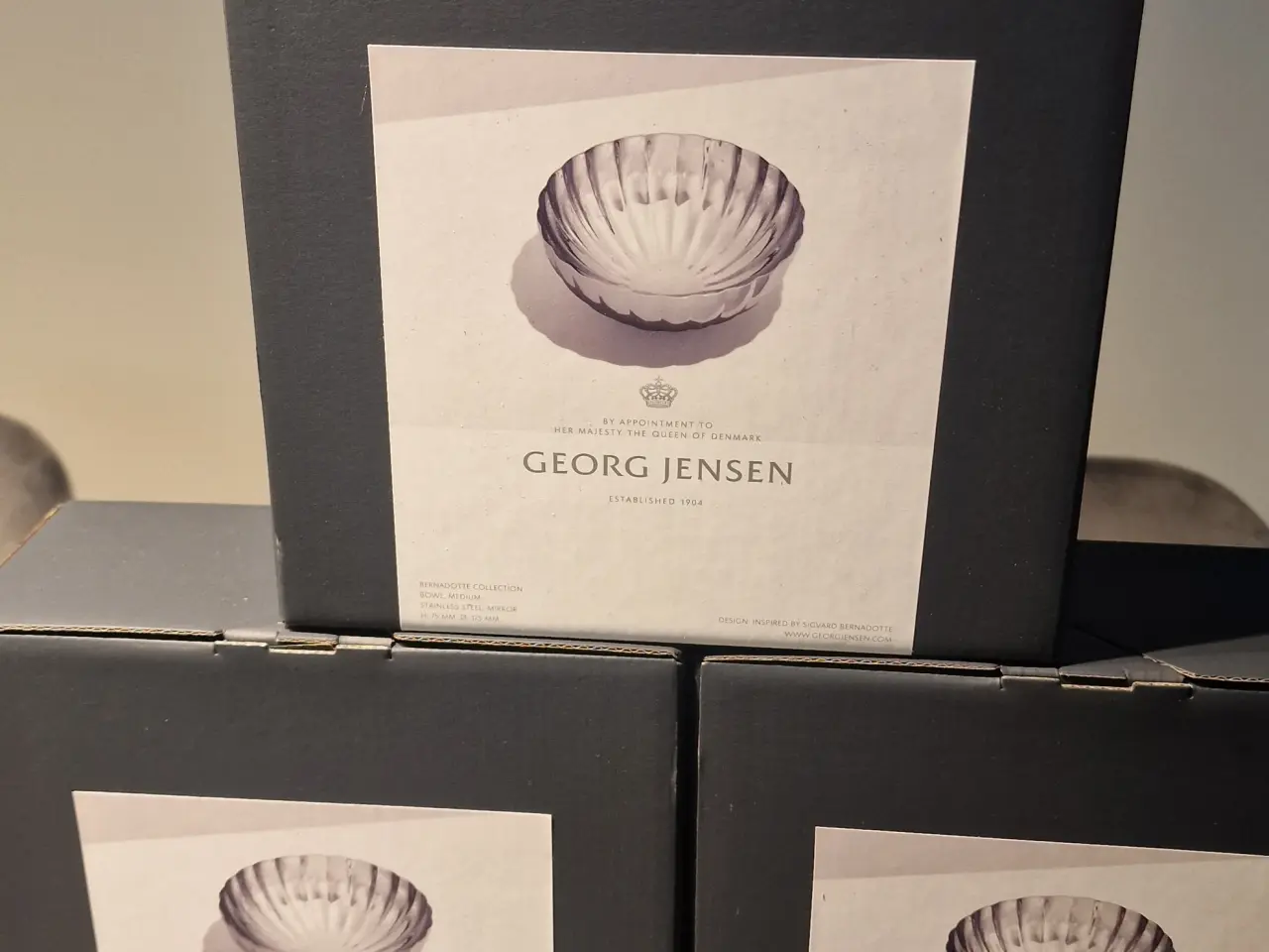 Billede 1 - Helt ny Georg Jensen Bernadotte skåle