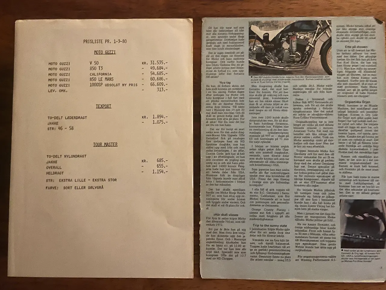 Billede 7 - Moto Guzzi brochure