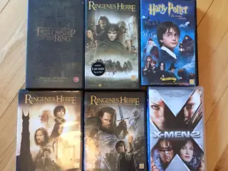 Diverse DVD- og VHS-film