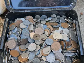 Diverse gamle mønter