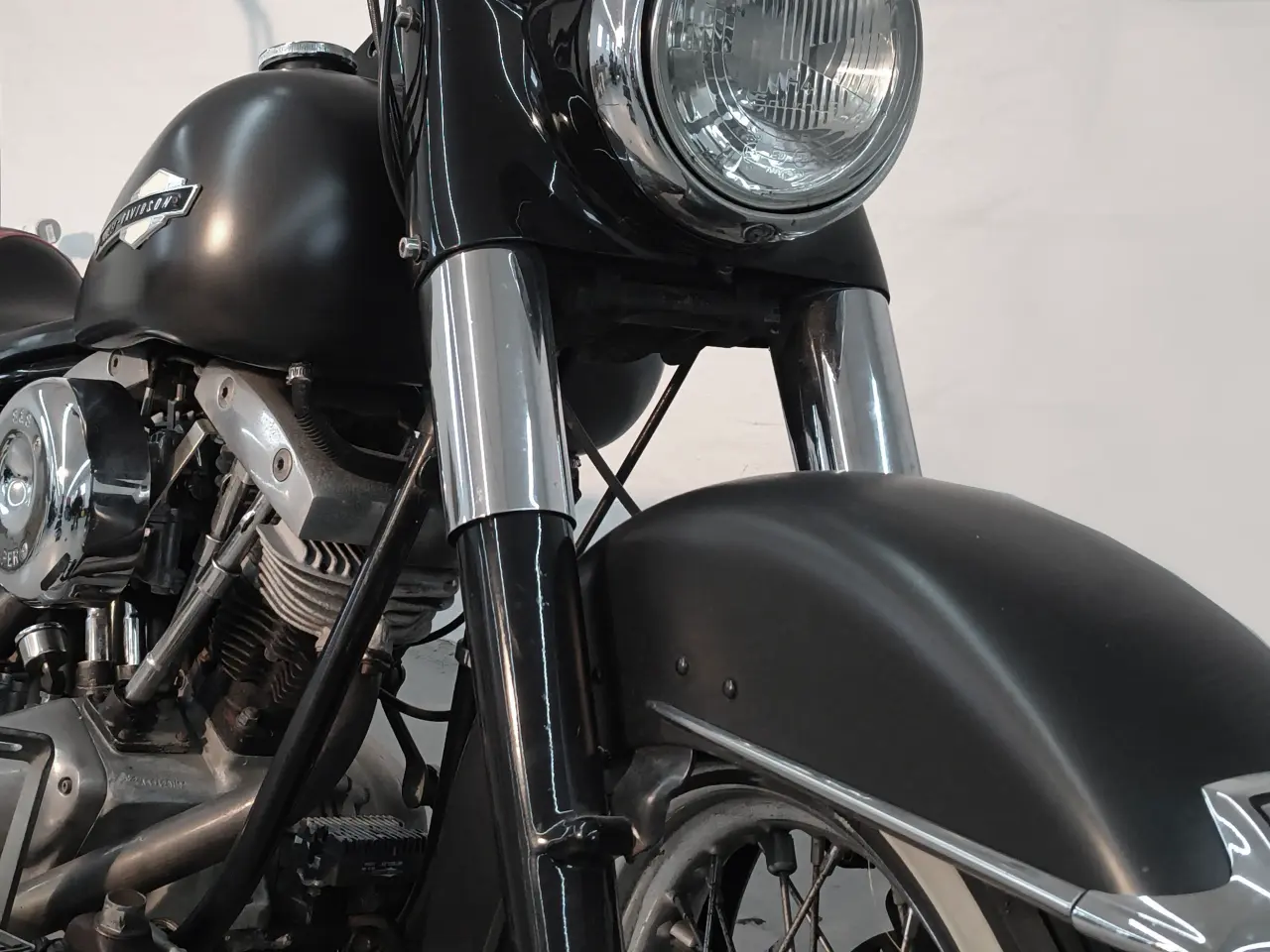 Billede 4 - Velholdt og lettere ombygget 1979 Harley Davidson