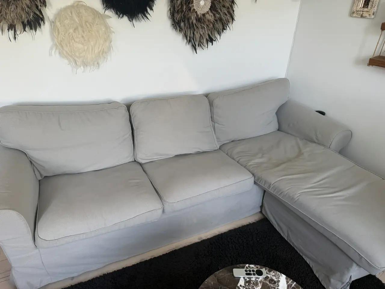 Billede 1 - Sofa i beige gives væk gratis