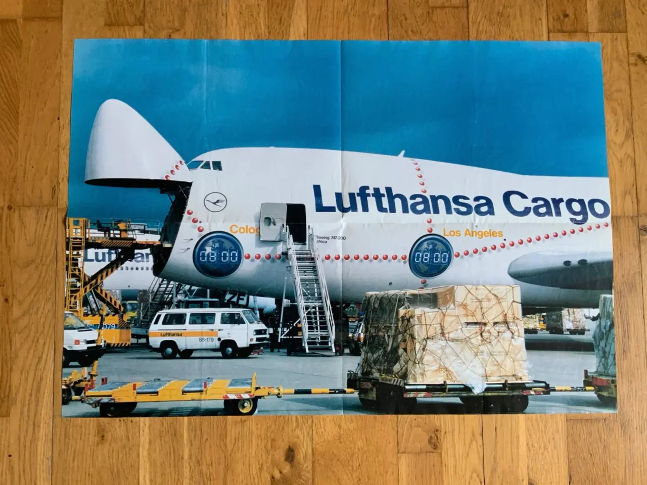 Billede 1 - Plakat Lufthansa Cargo Frankfurt Airport