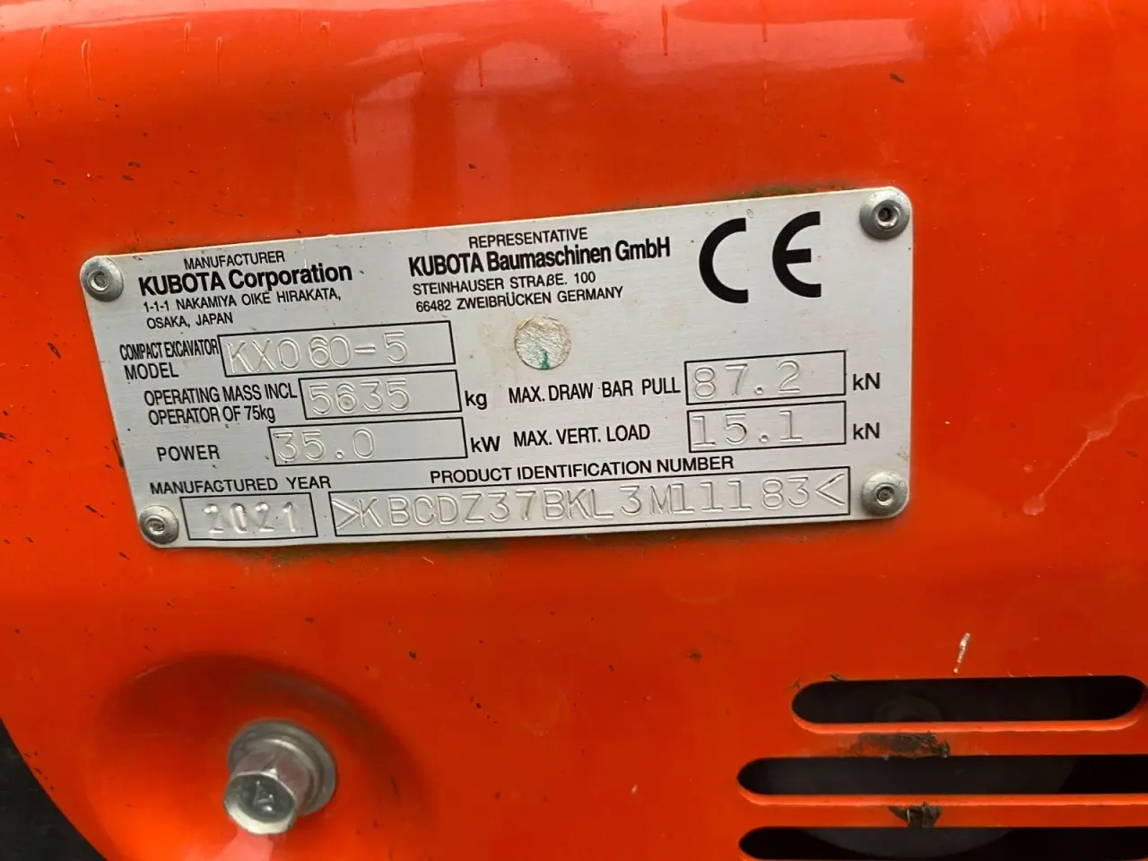 Billede 15 - Kubota Kx060-5