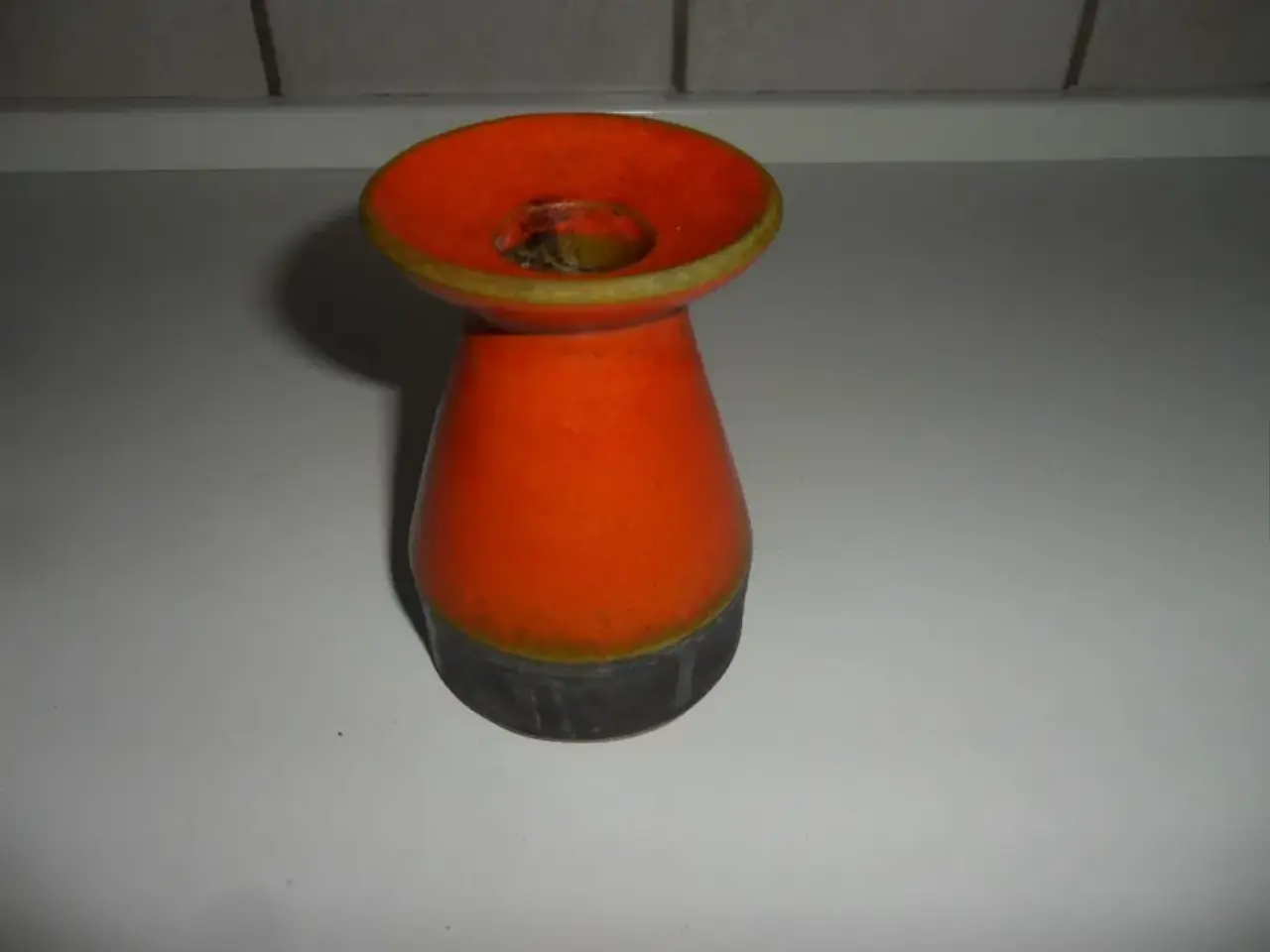Billede 1 - Retro Vase / Lysestage 2 stk.i stentøj forsk samle
