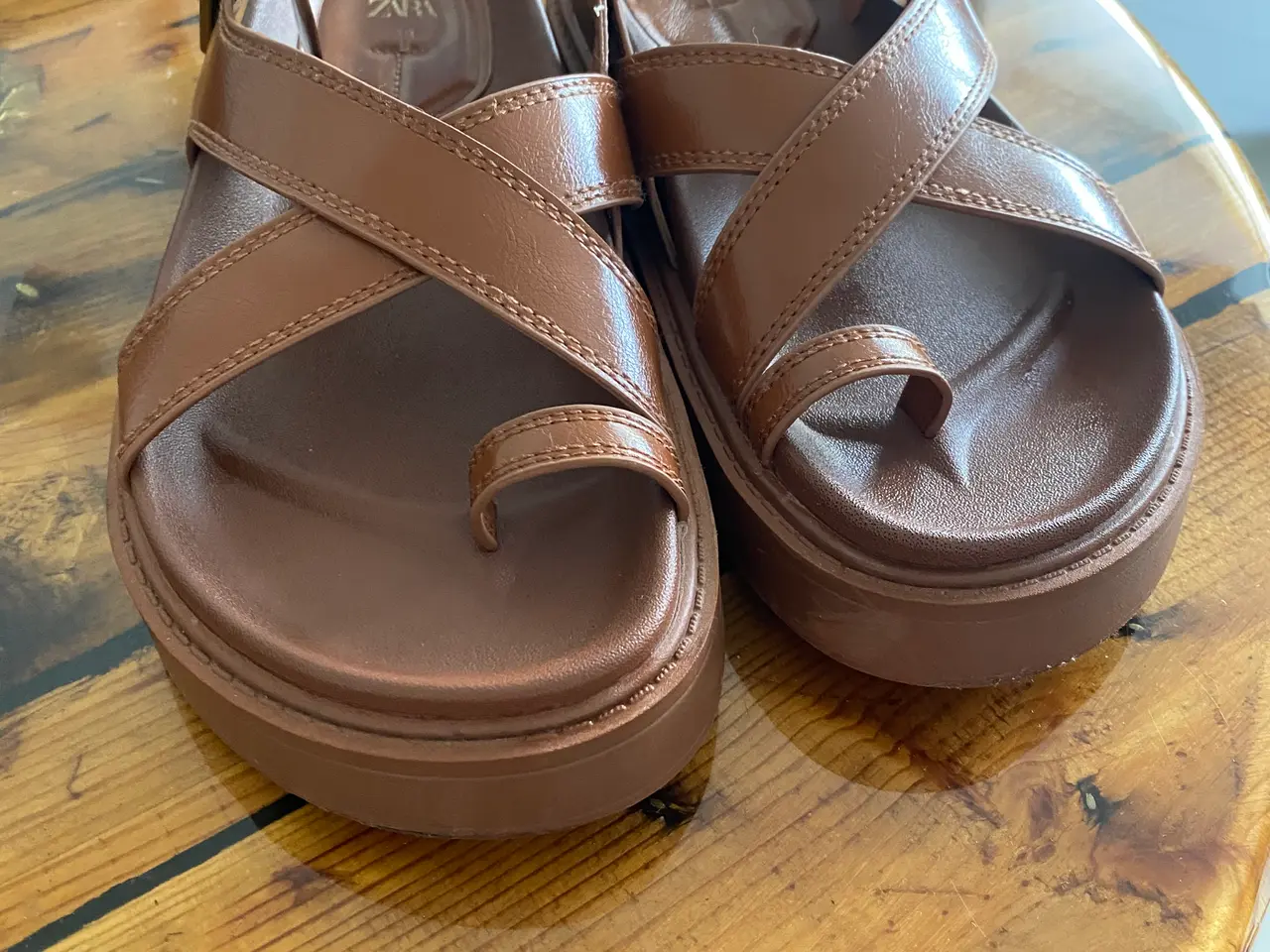 Billede 1 - zara sandal brugt max 5 x