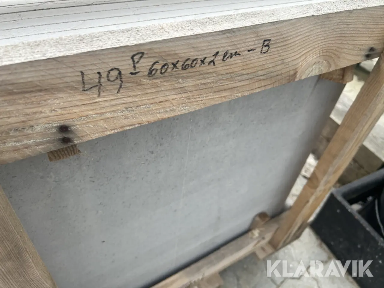 Billede 8 - Betonfliser 5 paller, inkl sokkelsten