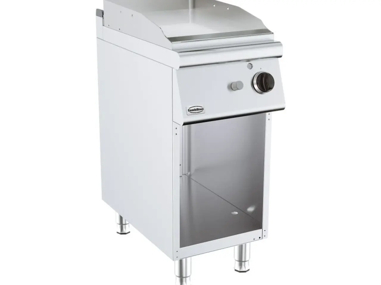 Billede 1 - Gas Stegeplade – gulvmodel – krom glat