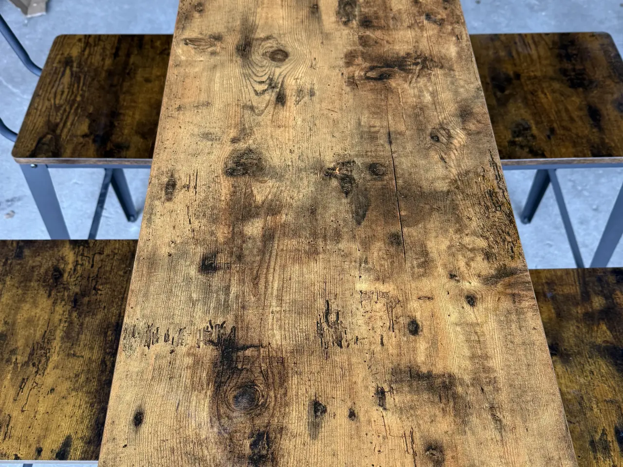 Billede 5 - 4 VASAGLE barstol & bord i industrielt design