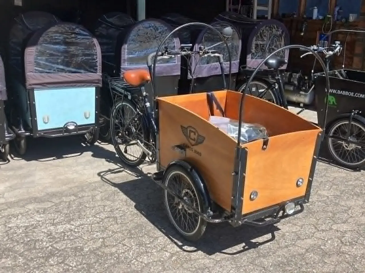 Billede 1 - Smuk ladcykel el