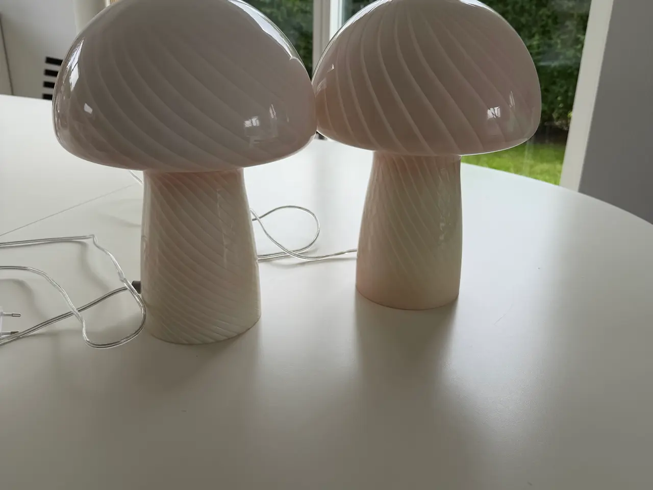 Billede 2 - Mushroom bordlamper rosa 2 stk.