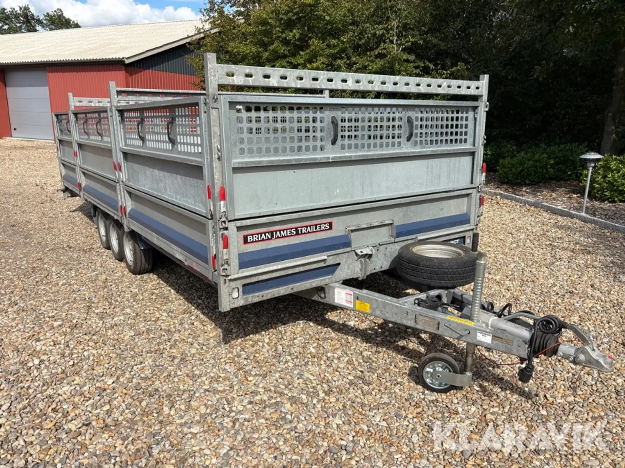 Billede 3 - Trailer Brian James Cargo Connect - med aluramper og høje sider