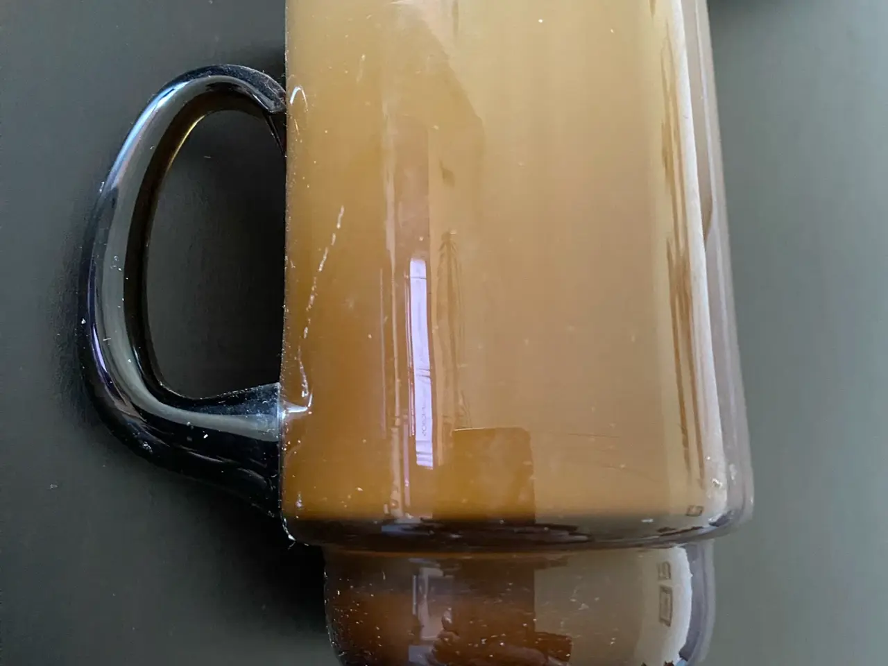 Billede 1 - Holmegaard krus brun glas fra Palet